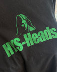 HYSTERIC GLAMOUR HYS-HEADS TEE ‘BLACK/GREEN’