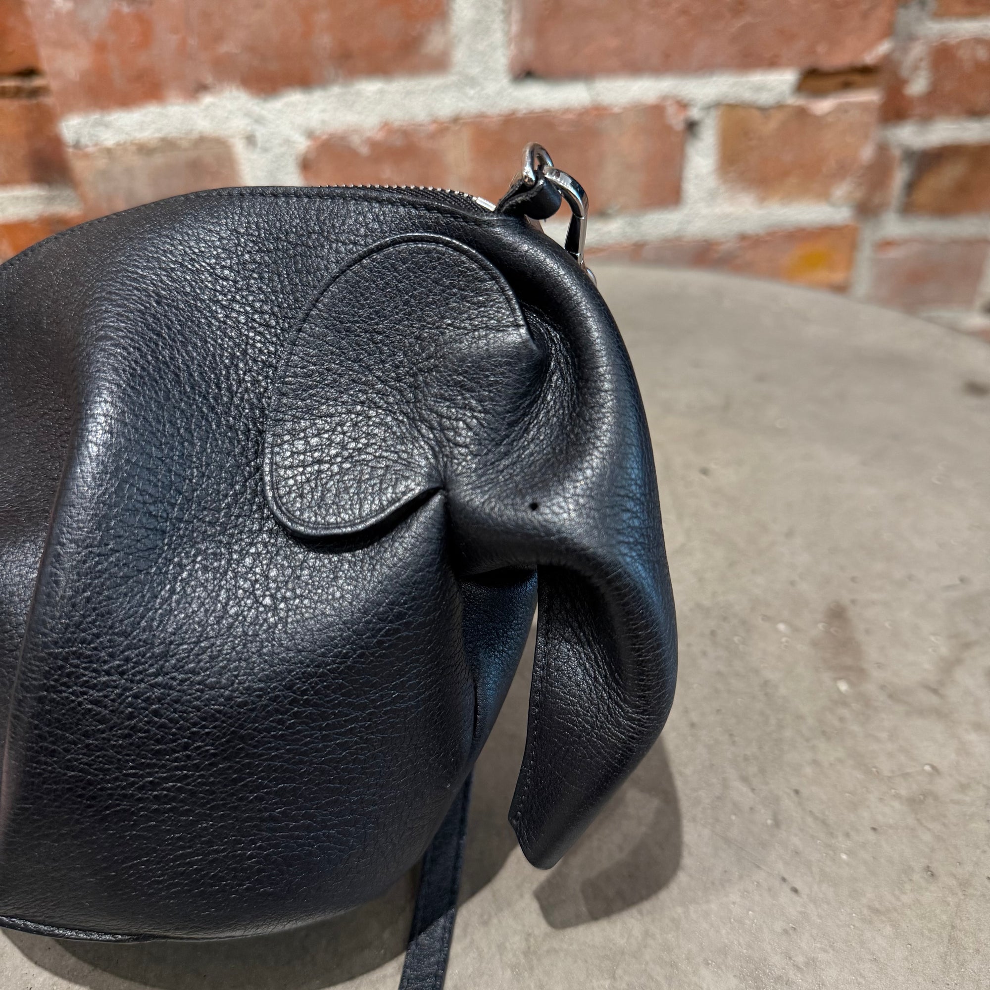 LOEWE ELEPHANT CALFSKIN MINI BAG ‘BLACK’