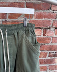 RICK OWENS DRKSHDW CARGO POD SHORTS ‘GREEN’