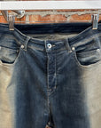 RICK OWENS DRKSHW MINERAL PEARL DEGRADE DETROIT DENIM ‘BLUE’