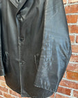PRADA FW99/00 LEATHER CALFSKIN SHORT COAT ‘BLACK’