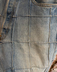 GALLERY DEPT LENNY FLARE PATCHWORK DENIM ‘LIGHT BLUE’