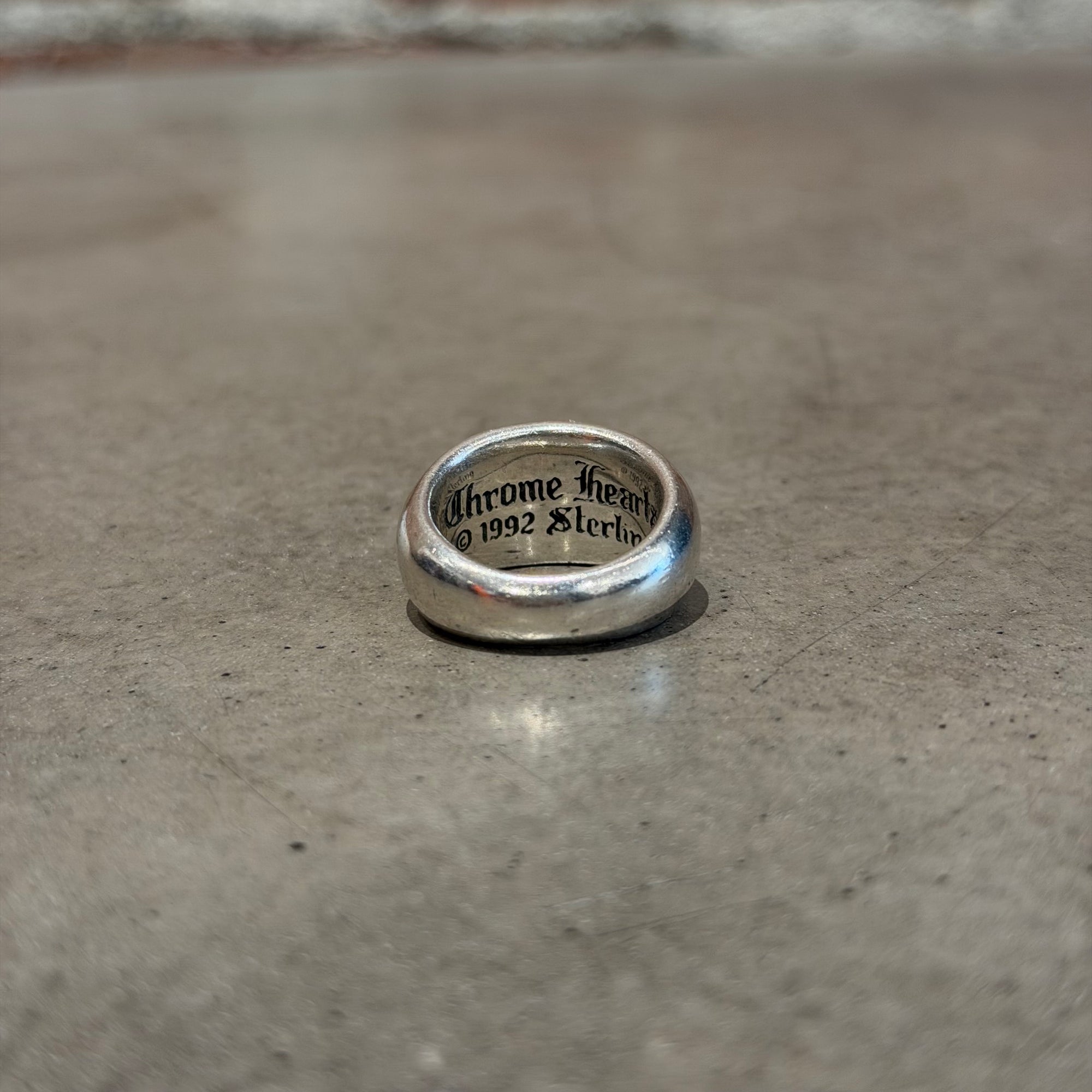CHROME HEARTS SEAL STAMP RING ‘SILVER’