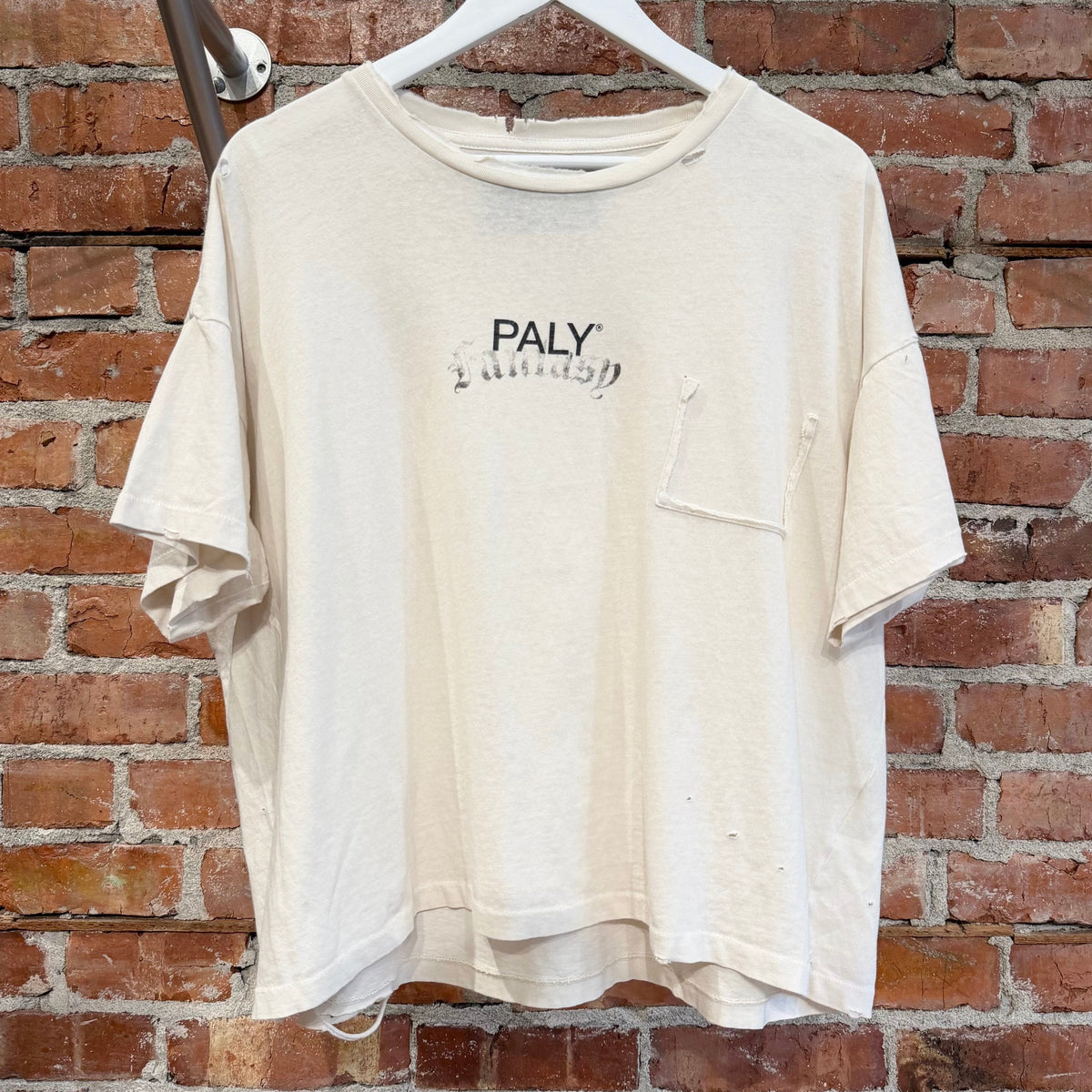 PALY HOLLYWOOD SS26 CORE LOGO TEE ‘WHITE’