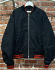 DRIES VAN NOTEN SS23 VELLOW BACK ZIP BOMBER ‘BLACK’