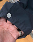 HERMES HOODED BLOUSON LEATHER DETAIL JACKET ‘NAVY’