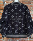 LOUIS VUITTON X ETAI DRORI TOWEL VARSITY JACKET ‘BLACK’