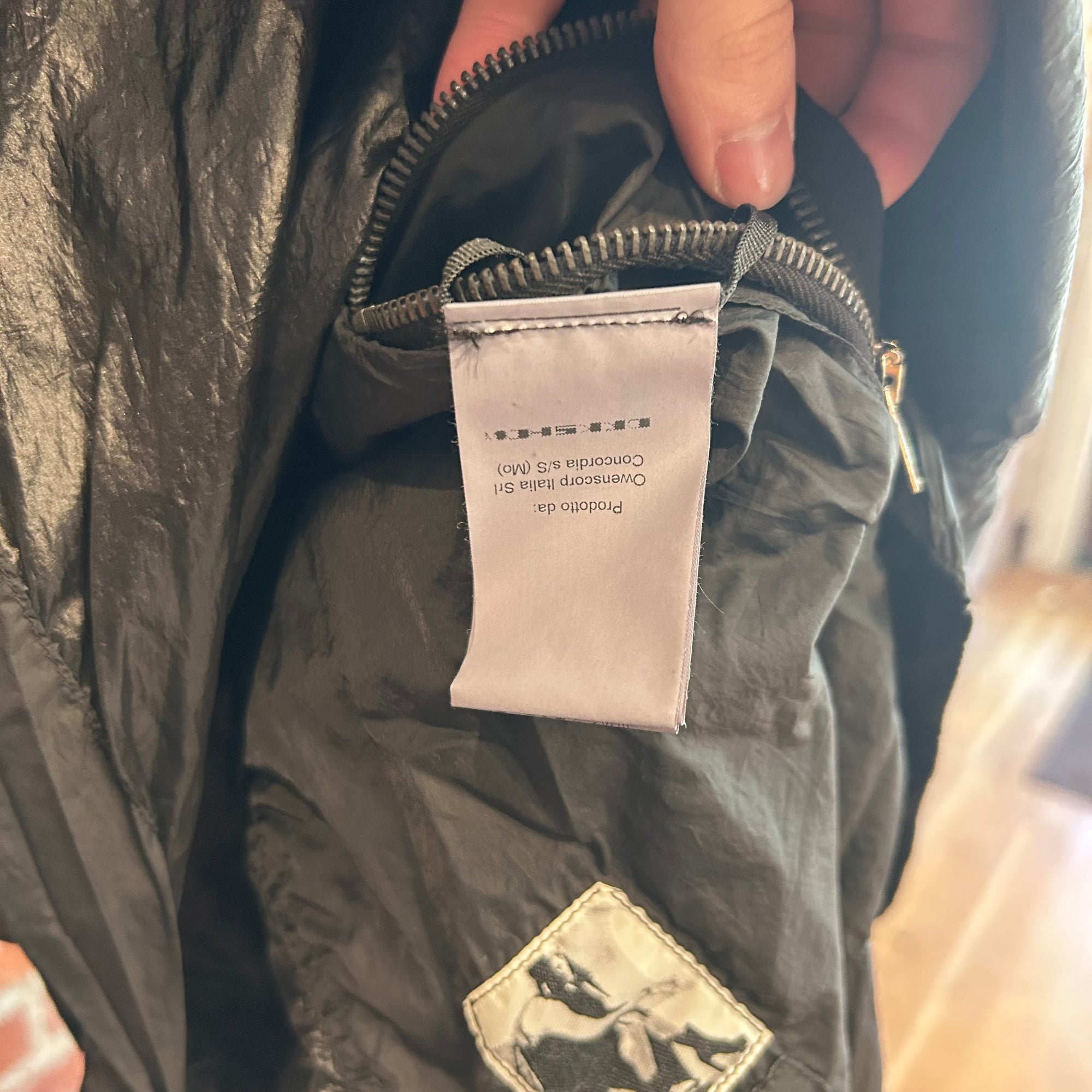 RICK OWENS FAUN CABAN SCARF PARKA ‘BLACK’