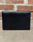 PRADA BADGE SNAP BIFOLD WALLET ‘BLACK’