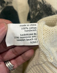BASKETCASE OVERSIZED DOG KNIT SWEATER ‘CREAM’