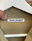 OUR LEGACY CARGO POCKET SHIRT JACKET ‘KHAKI’