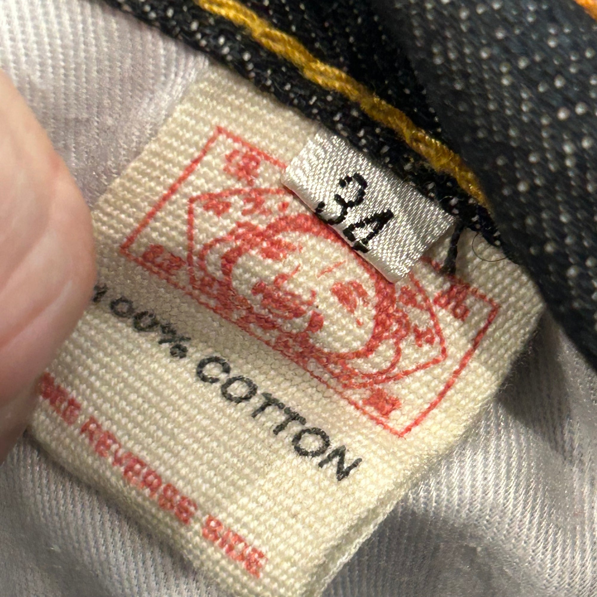 EVISU LOUIS DAMIER CHENILLE SHORTS 'INDIGO'