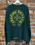 CHROME HEARTS HORSESHOE POCKET LONGSLEEVE ‘FOREST/NEON’