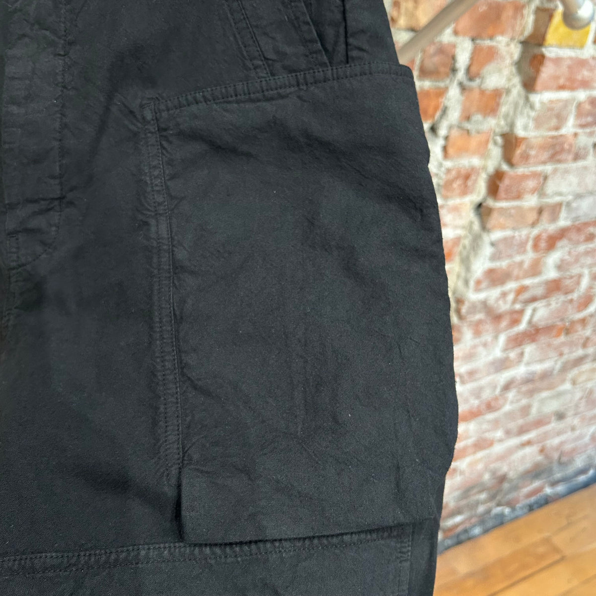 RICK OWENS FW25 CONCORDIANS DRKSHDW STEFAN CARGO PANTS ‘BLACK’