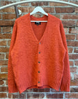 STÜSSY BRUSHED WOOL CARDIGAN ‘SUNBURST’