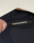 HERMES HOODED BLOUSON LEATHER DETAIL JACKET ‘NAVY’