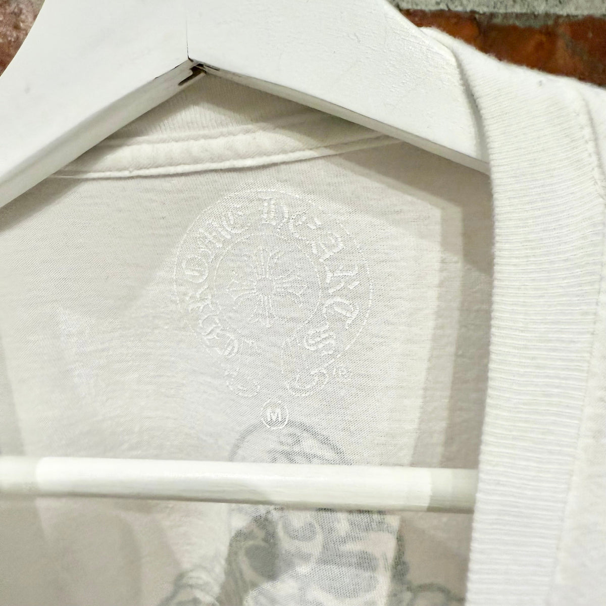 CHROME HEARTS VINTAGE SAMPLE FOTI MIRROR TEE ‘WHITE’