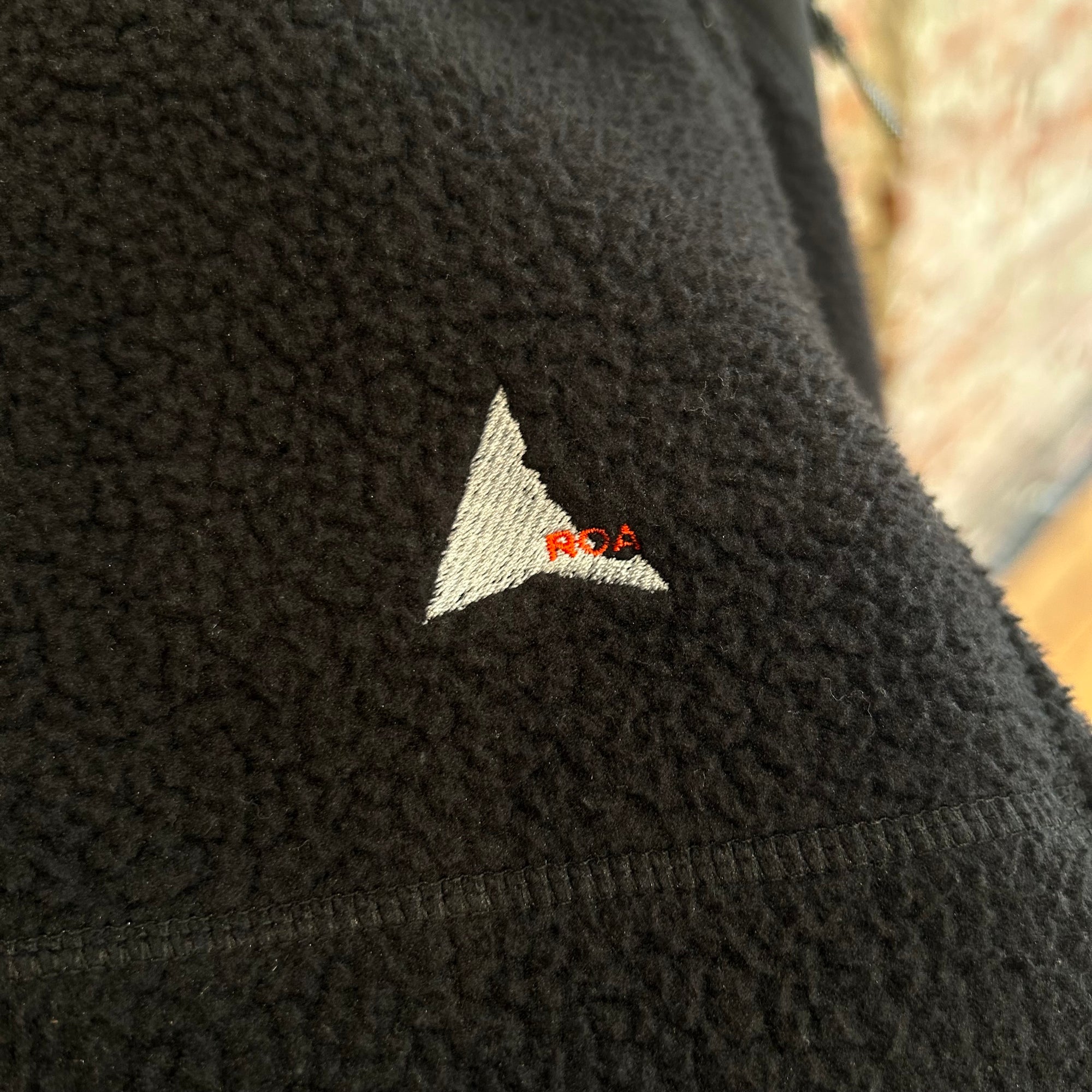 ROA 4-SNAP POLARTEC UTILITY FLEECE ‘BLACK’