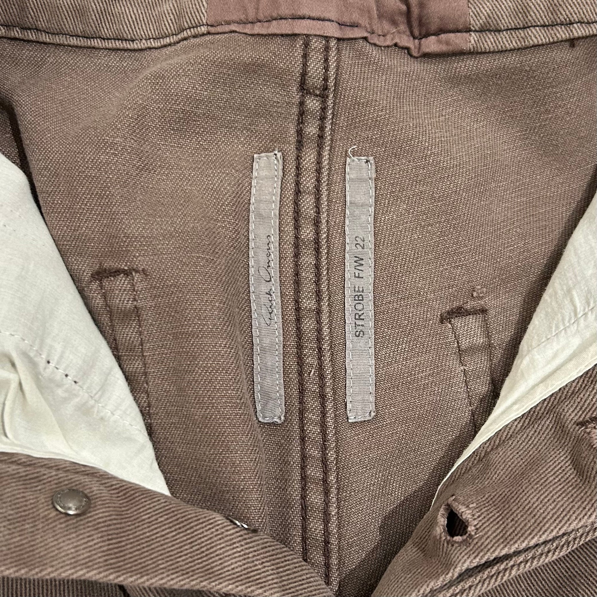 RICK OWENS FW22 STROBE GETH DENIM ‘DUST’