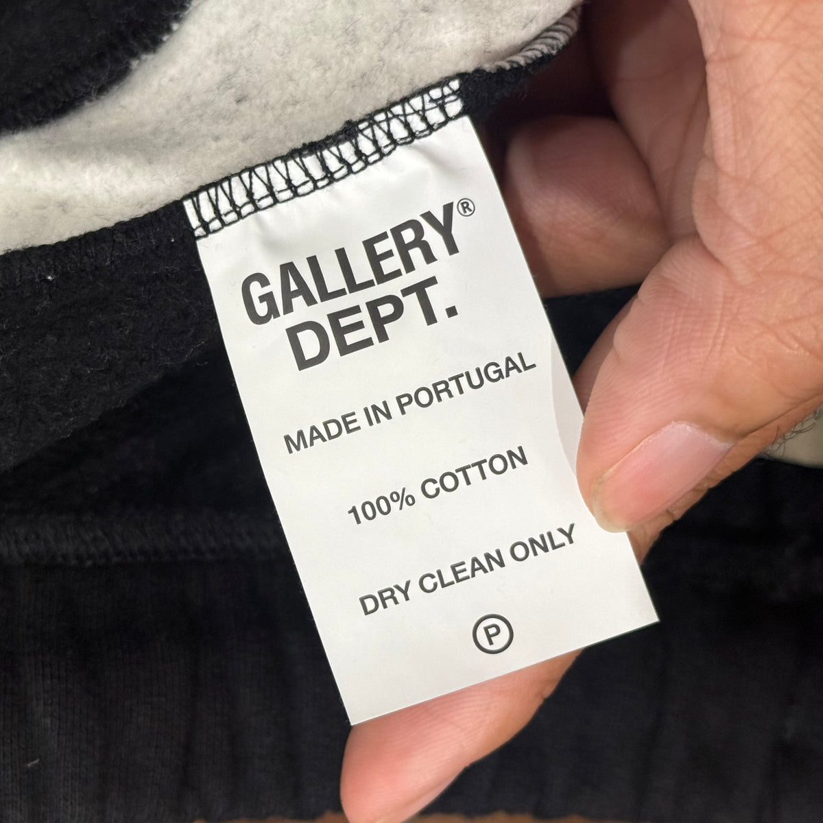 GALLERY DEPT. 2K FIT WIDE LEG SWEATPANTS ‘BLACK’