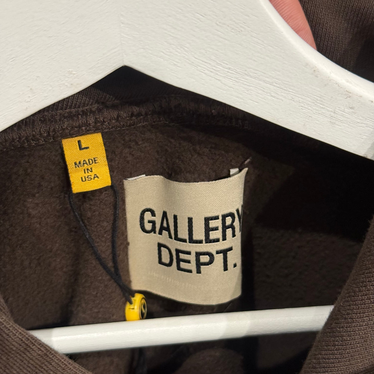 GALLERY DEPT. FRENCH LOGO PAINTER HOODIE ‘BROWN’