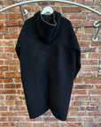 RICK OWENS FW22 STROBE WOOL SEALED TRENCH COAT ‘BLACK’