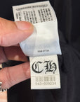 CHROME HEARTS OLIVE VERTICAL SCRIPT HOODIE ‘BLACK’