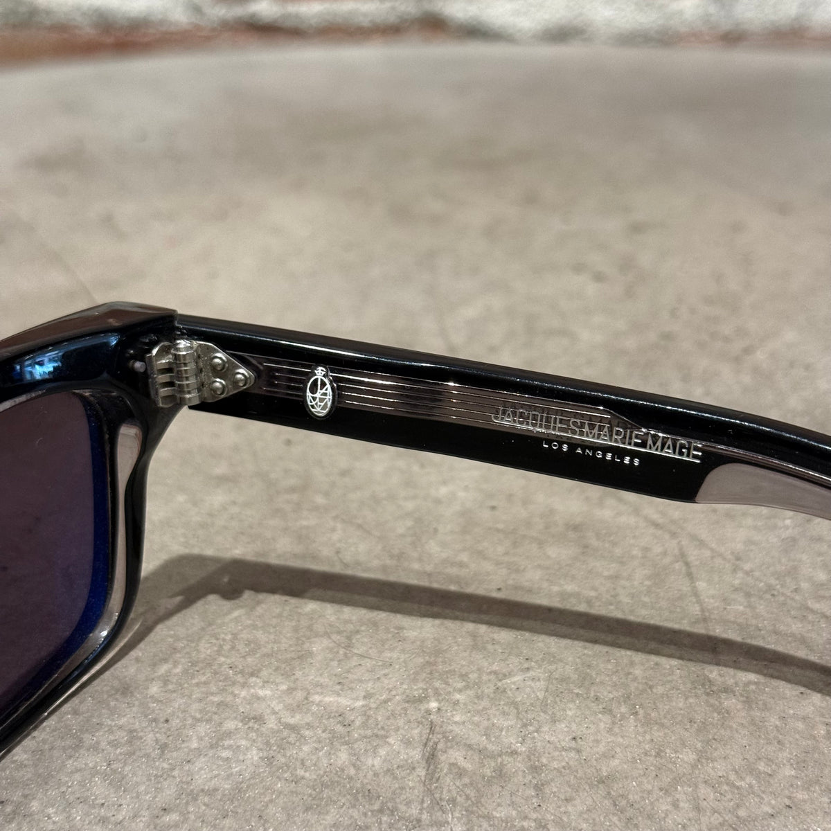 JACQUES MARIE MAGE MOLINO 175/500 SUNGLASSES ‘BLACK/HAZE’