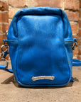 CHROME HEARTS TAKA MINI LEATHER BAG ‘BLUE’