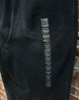 BALENCIAGA SS23 BAGGY SIZE STICKER DENIM ‘BLACK’