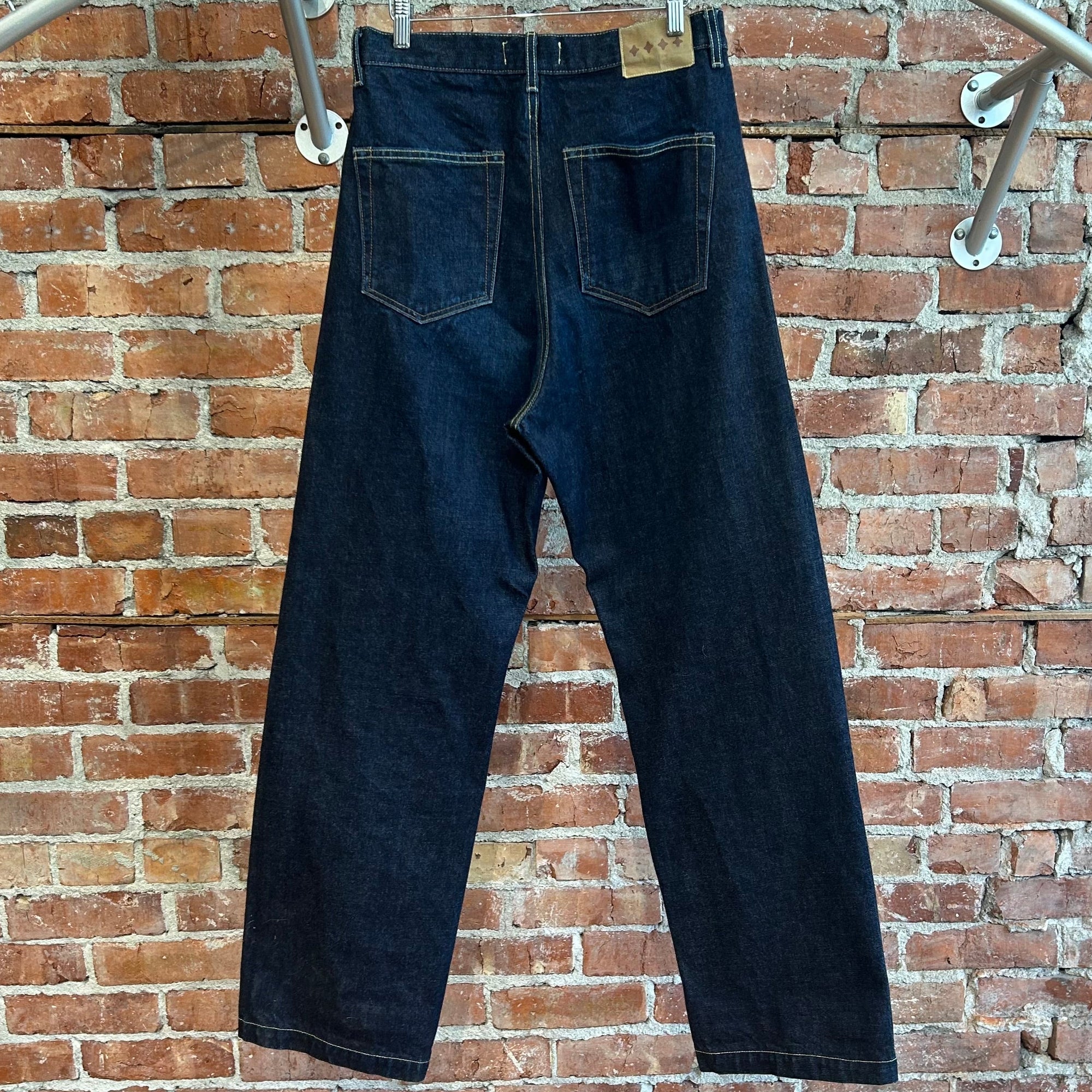 BARE KNUCKLES JAVIER WIDE LEG JEANS ‘INDIGO’