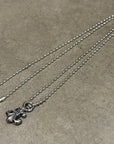 CHROME HEARTS BS FLEUR CHARM PENDANT NECKLACE ‘SILVER’