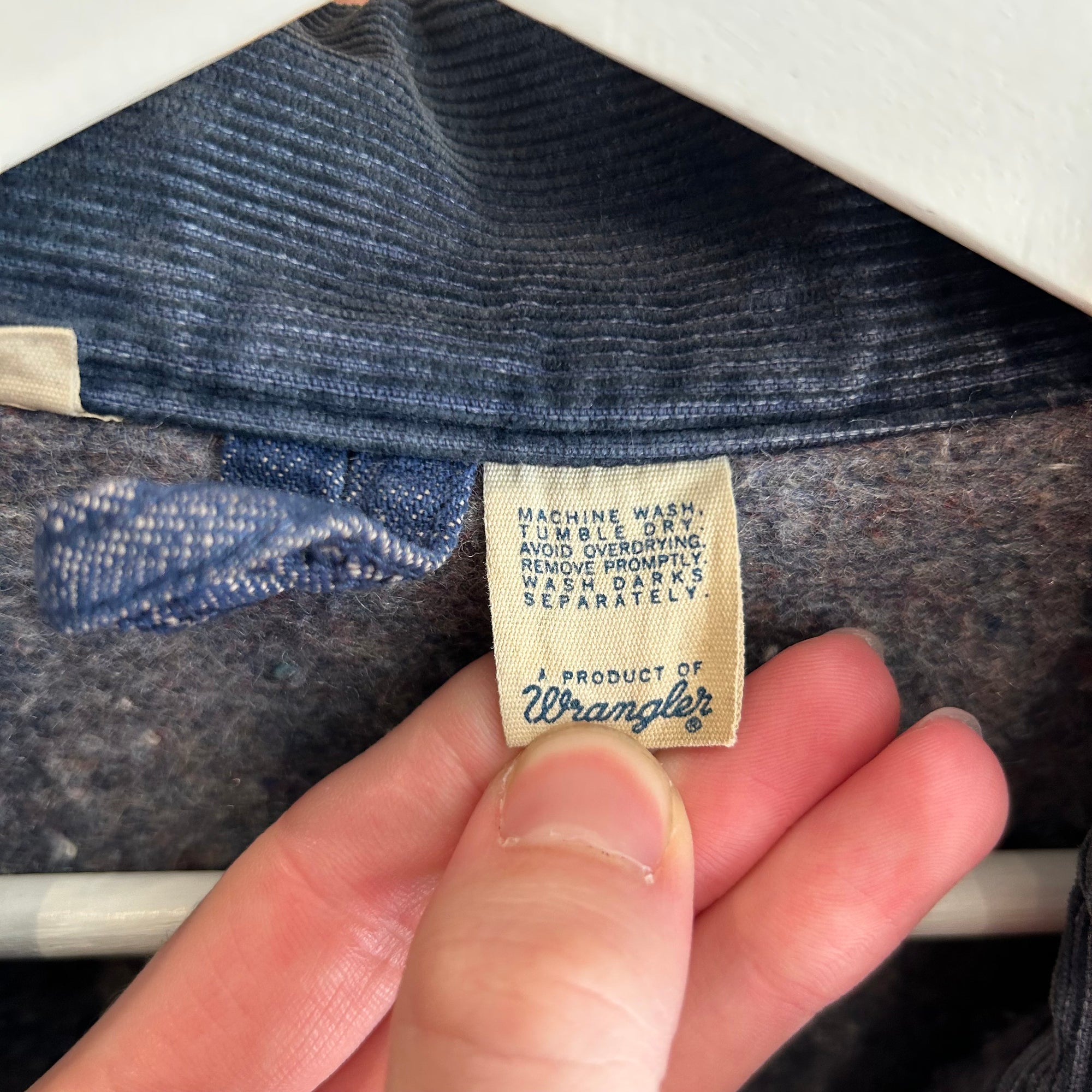 WRANGLER 70S VINTAGE DENIM WORK JACKET ‘BLUE’