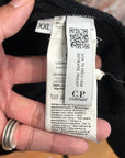 C.P. COMPANY DIAGONAL RAISED FLEECE GOGGLE ZIP HOODIE ‘BLACK’