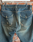 RALPH LAUREN DOUBLE RL BUSH CARGO CONCH DENIM ‘MUD WASH’