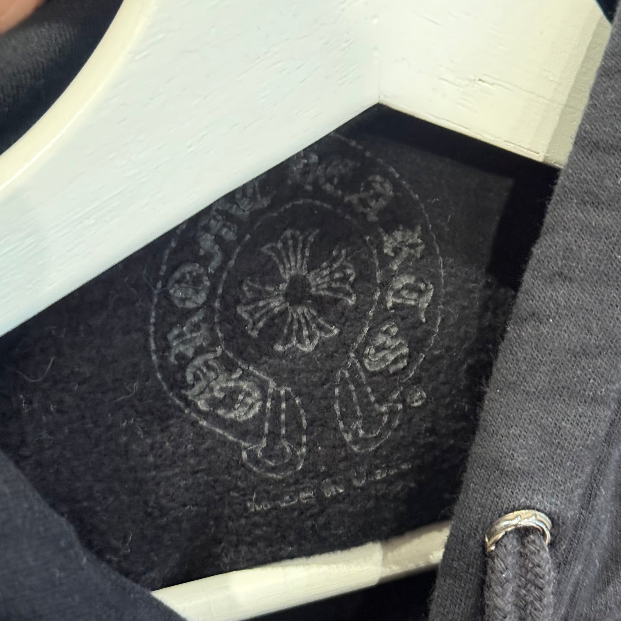 CHROME HEARTS BROWN F*CK YOU SCRIPT HOODIE ‘BLACK’