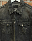 NUMBER (N)INE DENIM TROMPE LOEIL TRUCKER JACKET ‘VINTAGE BLACK’