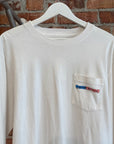 CHROME HEARTS AMERICAN FLAG LONGSLEEVE ’WHITE’