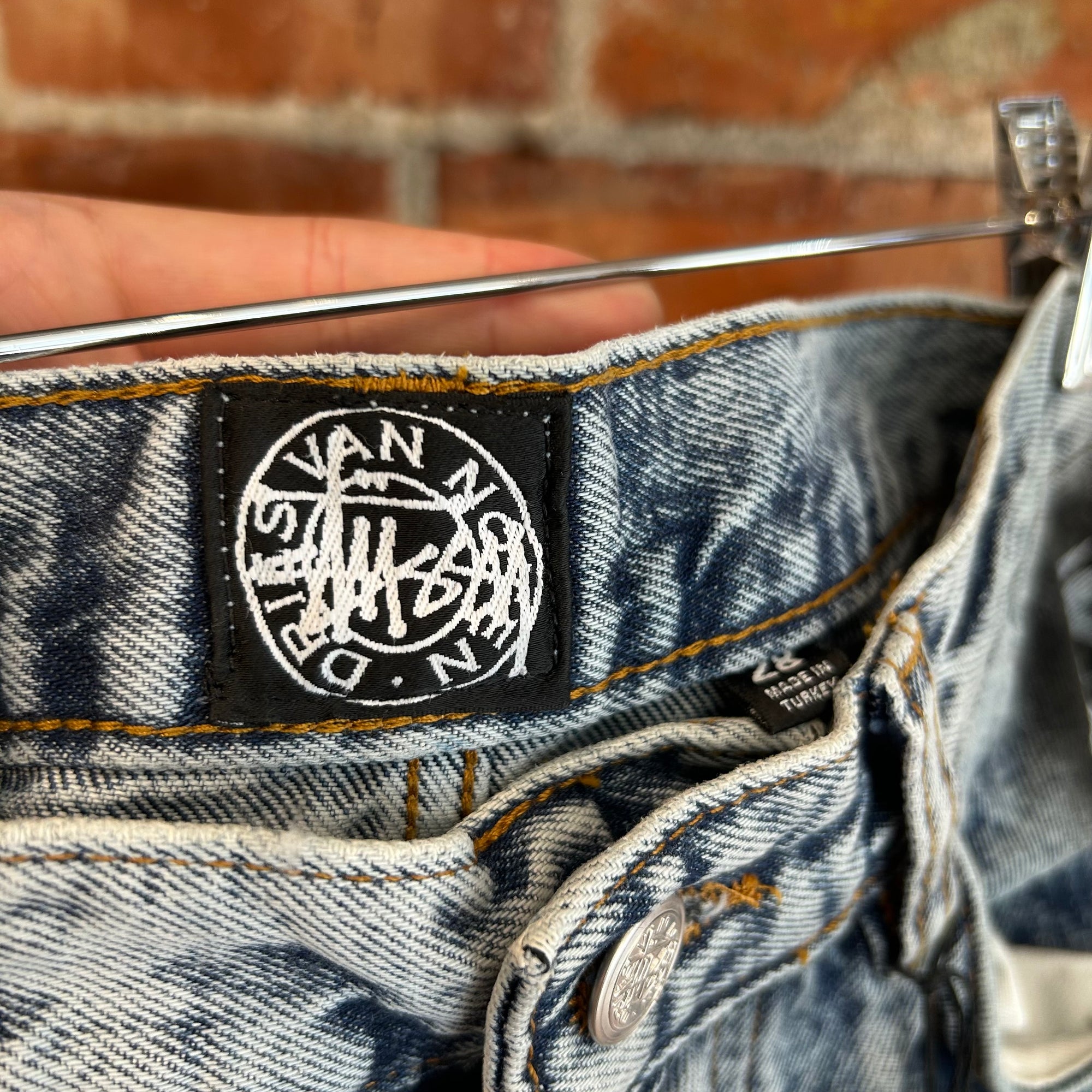 STUSSY X DRIES VAN NOTEN STENCIL DENIM ‘BLUE’