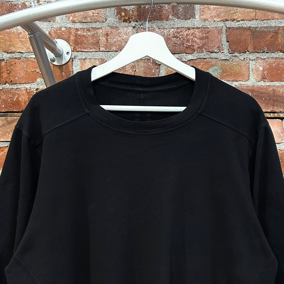 RICK OWENS FW25 CONCORDIANS DRKSHDW WALRUS CUT TEE ‘BLACK’