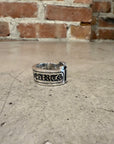 CHROME HEARTS LARGE SCROLL RING ‘SILVER’