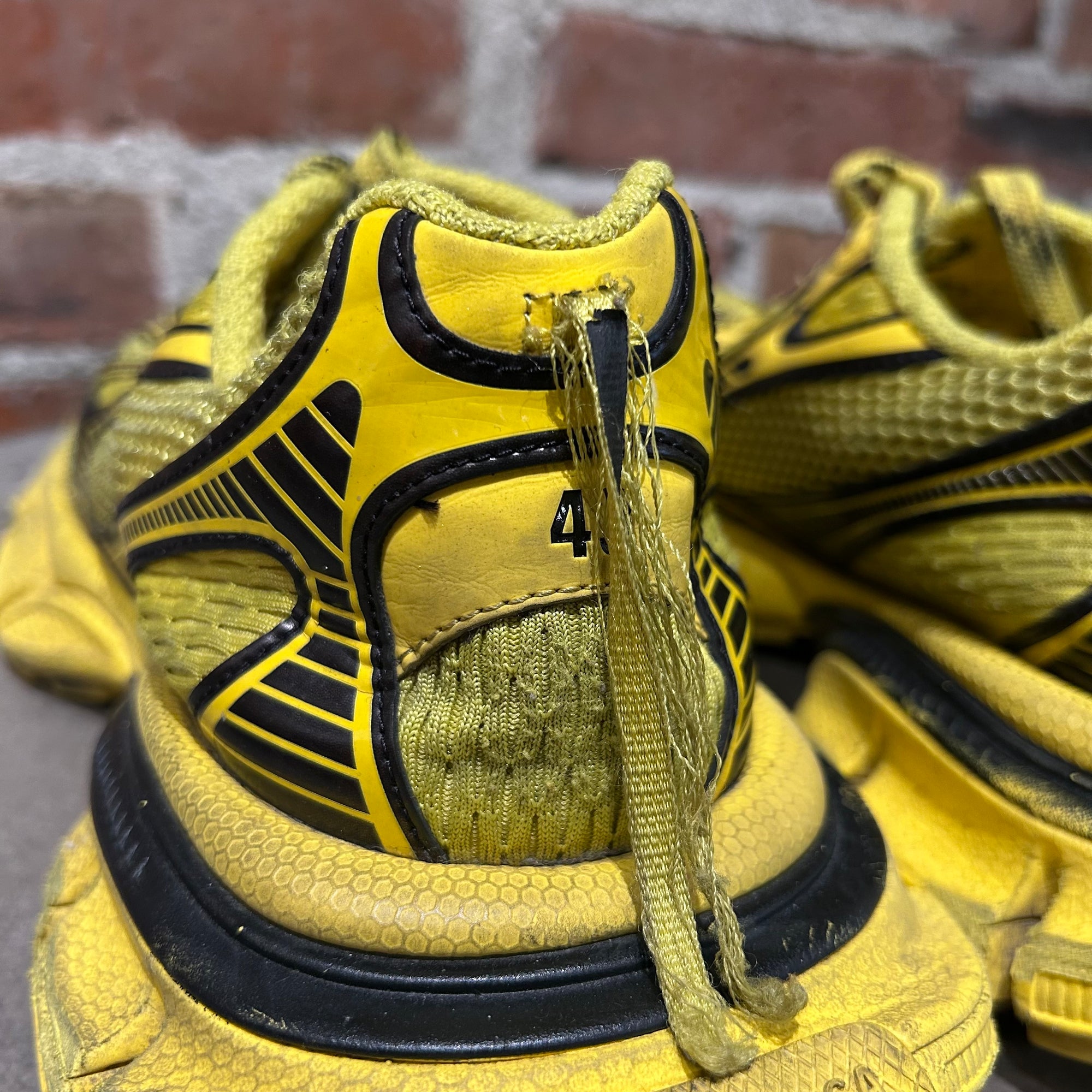 BALENCIAGA 3XL DISTRESSED SNEAKERS ‘YELLOW’
