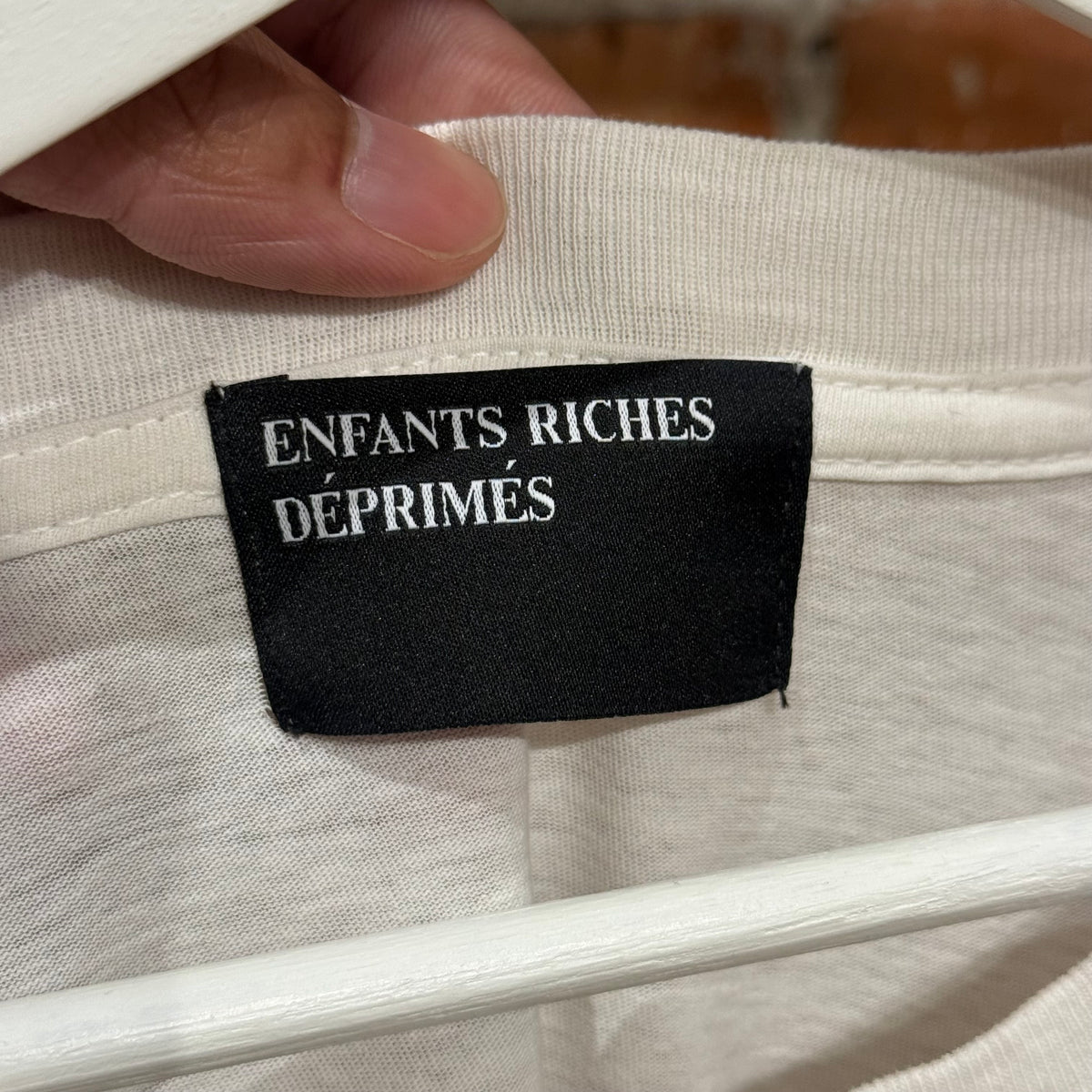 ENFANTS RICHES DEPRIMES FW25 SEX RELATED CRIMES TEE ‘WHITE’
