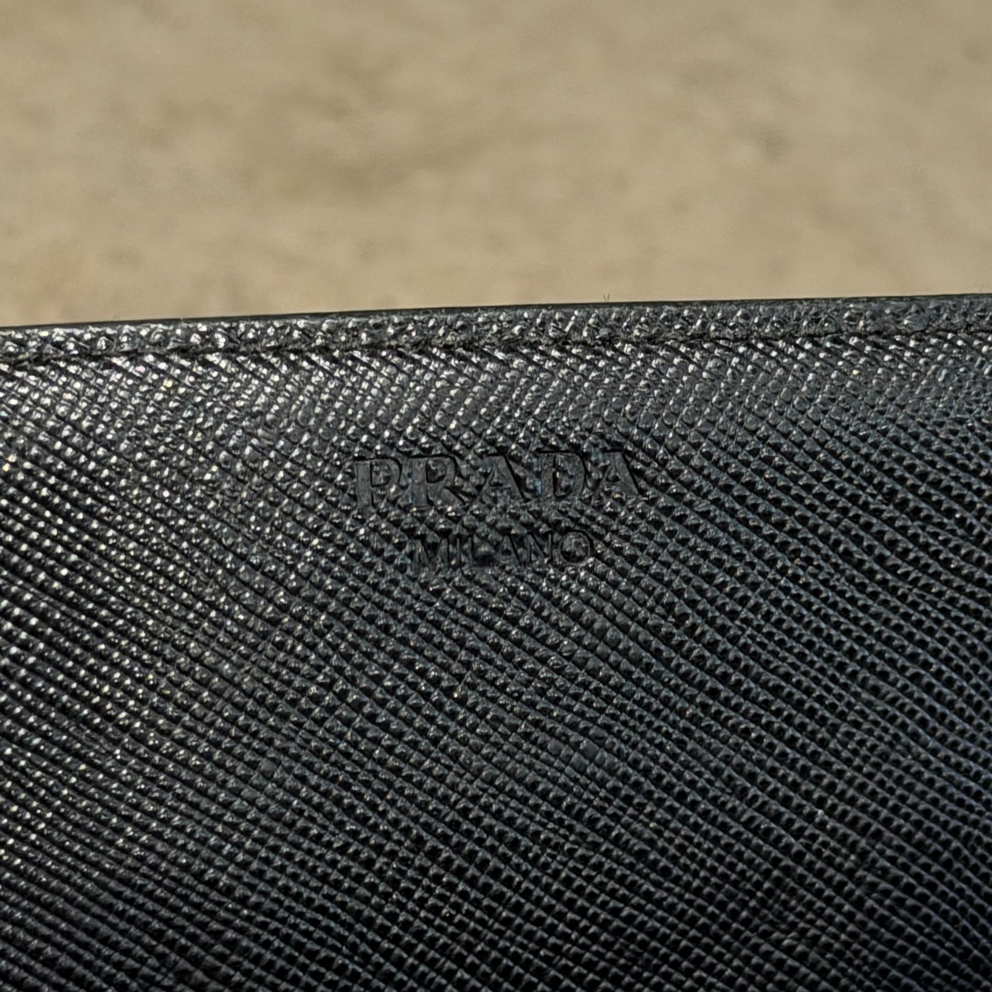 PRADA NYLON LONG WALLET ‘BLACK’