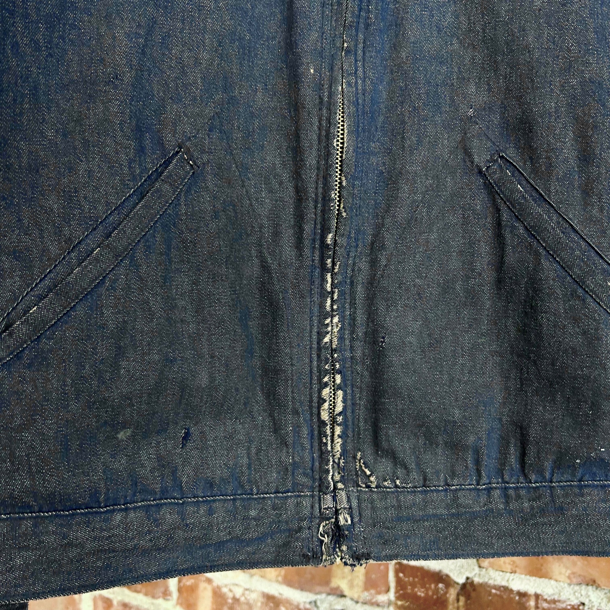 WRANGLER 70S VINTAGE DENIM WORK JACKET ‘BLUE’