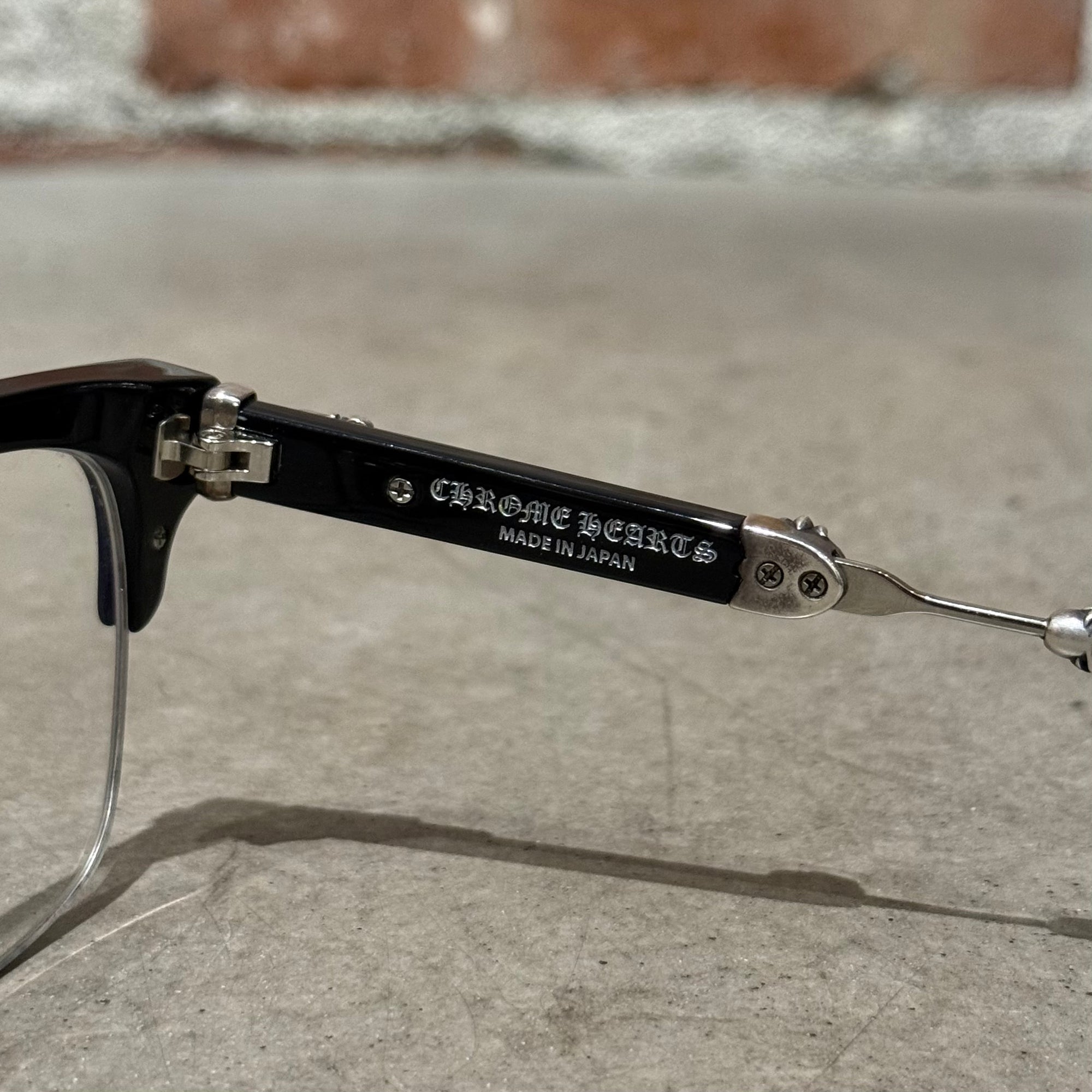 CHROME HEARTS EVAGILIST GLASSES ‘BLACK’