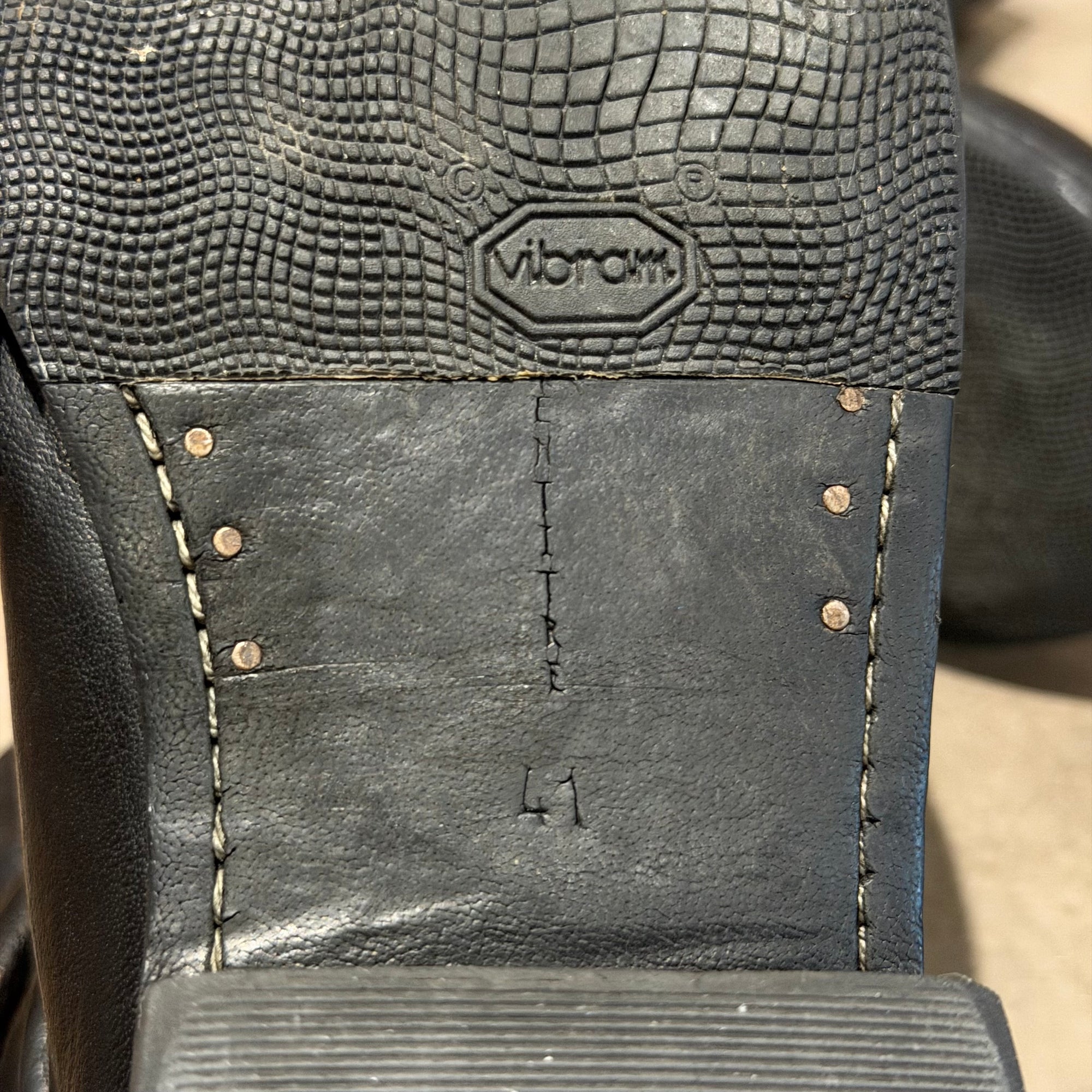 A1923 TORNADO LEATHER BOOTS ‘BLACK’