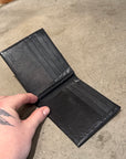 PRADA BIFOLD LOGO NYLON WALLET ‘BLACK’