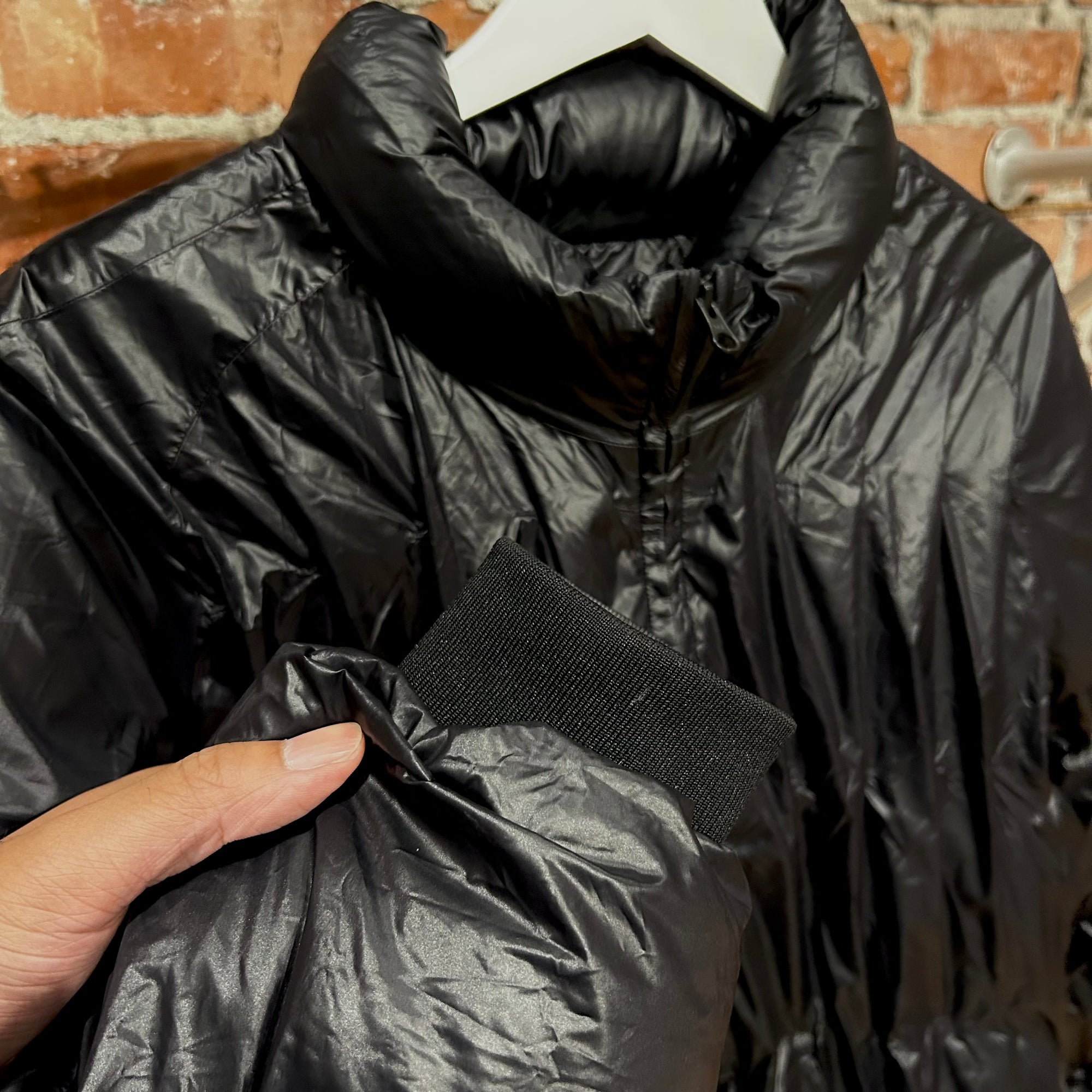 POST ARCHIVE FACTION 5.1 DOWN RIGHT PUFFER JACKET ‘BLACK’