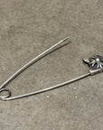 CHROME HEARTS 2” LARGE SAFETY PIN ‘SILVER’